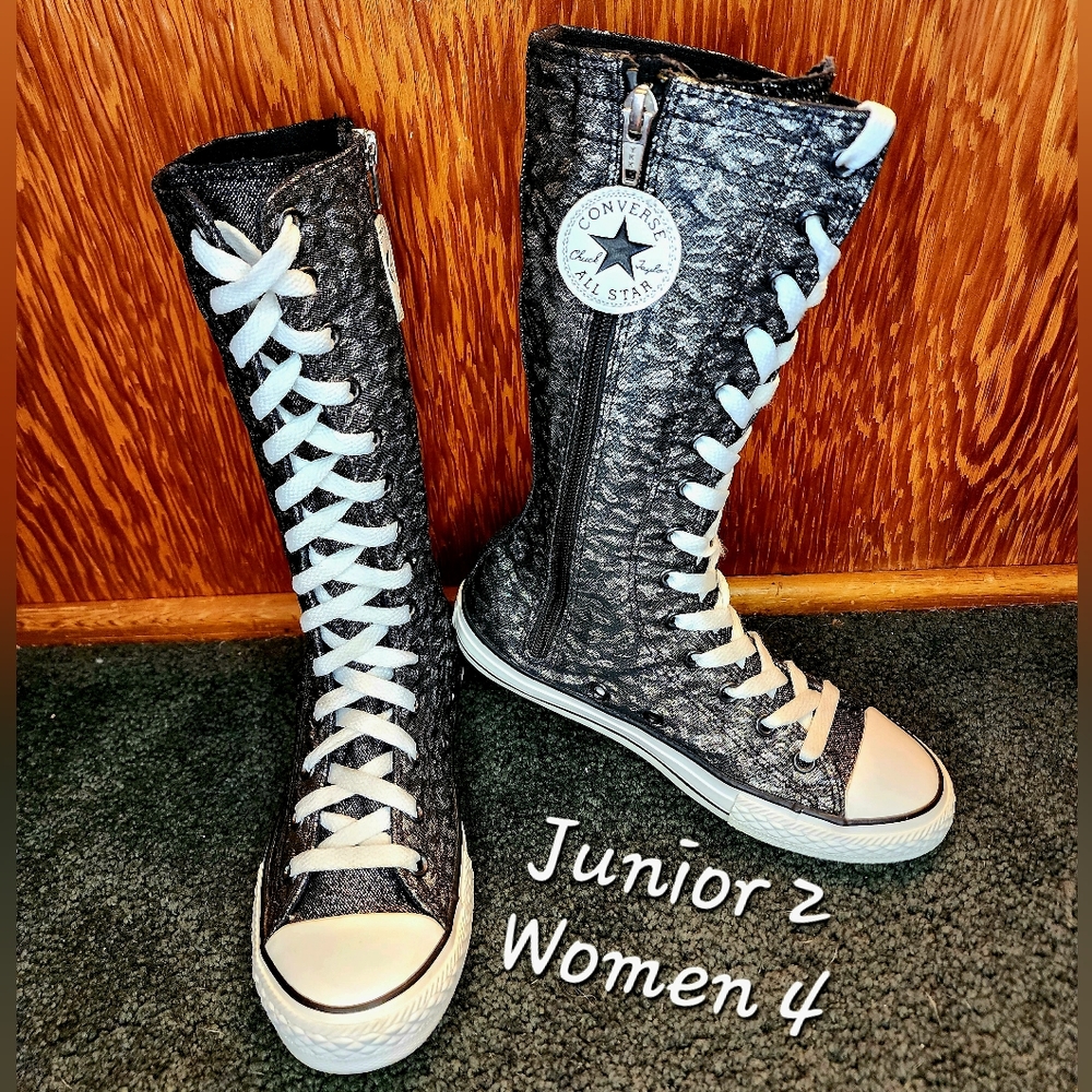 Converse ALL STAR Chuck Taylor Calf/Knee High Junior 2/Women 4
